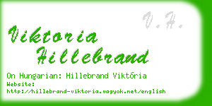 viktoria hillebrand business card